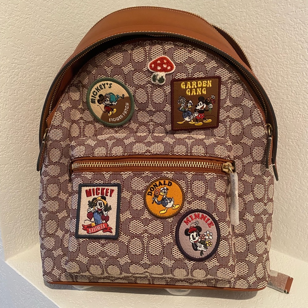 NWT Disney Coach Canvas Backpack